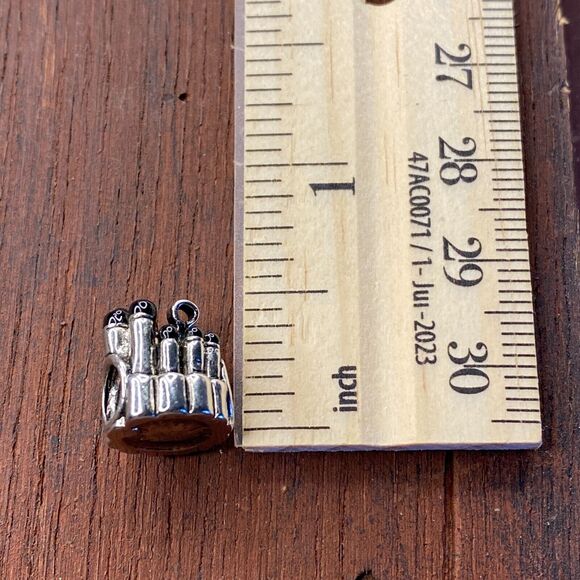 Vintage 925 Sterling Silver Pampered Chef Spice Turnabout Slide Charm - Picture 4 of 4